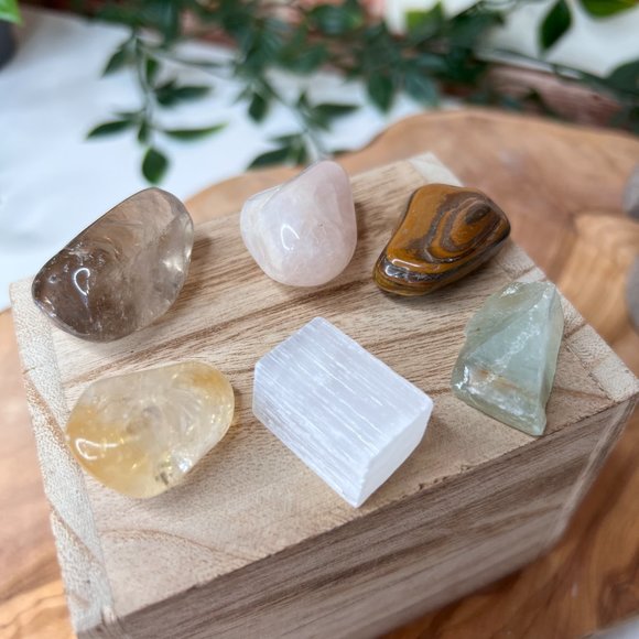 6 PK of Healing Crystals | Strength Beginner Pocket Crystals | Crystal Gift Set - Picture 5 of 11